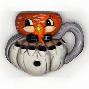 Johanna Parker Turkey Boy Man Male Boy Thanksgiving Peep Coffee Tea Mug Fall NEW